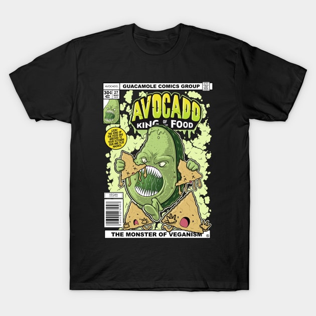 AVOCADO KING OF THE FOOD T-Shirt by FernandoSala